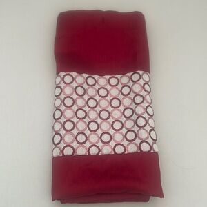 Shower Curtian Fabric Red
